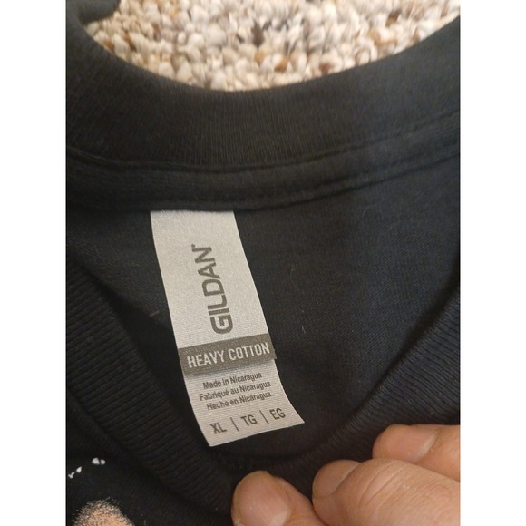 Razor Ramon Wrestler WWE Black Purple T Shirt Mens XLReprint Bootleg GILDAN TAG! - Picture 6 of 6